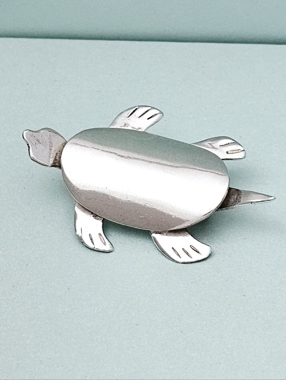 Silpada Extremely Rare🦄Sterling Silver Sea Turtle Pin Brooch XI103